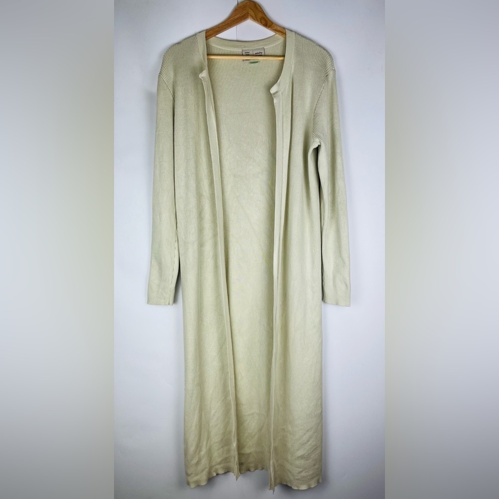 Anthropologie Saturday Sunday Long Sleeve Knit Long Duster Cardigan